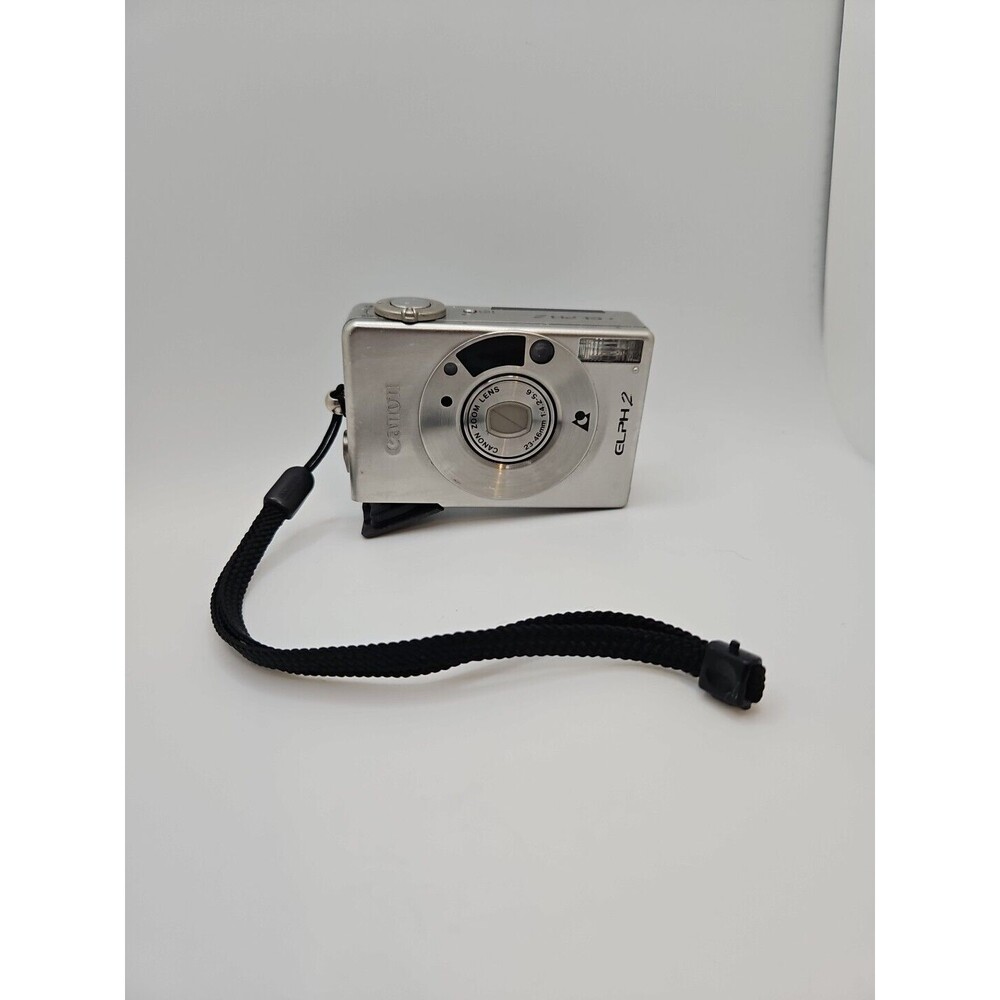 Canon ELPH 2 Point & Shoot Film Camera - Silver  Broken / Not Tested / For Parts - Picture 2 of 8